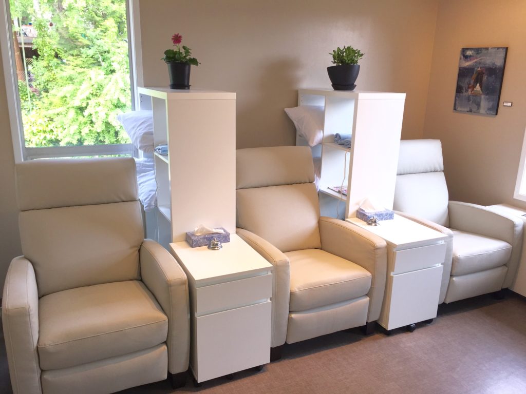Nutima Integrative Medicine's comfortable and relaxing IV Lounge.